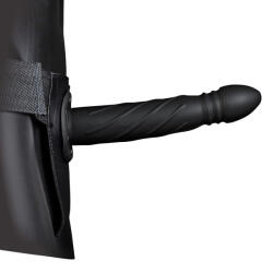 Ouch! Twisted Hollow Strap-on 8" 20cm Black