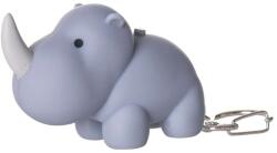EMOS LED lámpa és kulcstartó (Exotic állatfigurás) - orrszarvú (P4710-1320)
