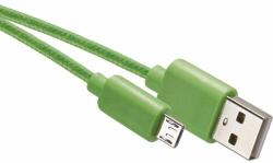 EMOS mikro USB töltő- és adatkábel 1m (USB 2.0) - zöld (SM7006G)