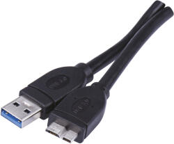 EMOS mikro USB töltő- és adatkábel 1m (USB 3.0) - fekete (SB7801)