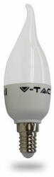 V-TAC LED izzó E14 (4W/320 lm) gyertya láng - hideg fehér (VT4354)