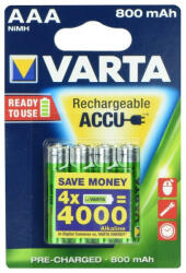 VARTA R3 újratölthető elem 800 mAh 4 darab