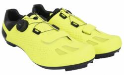 FLR F-11 országúti kerékpáros cipő, SPD-SL, neon sárga, 43-as