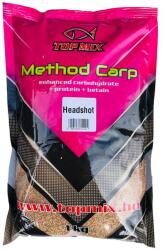 TOPMIX method carp headshot (kéksajt - kagyló) 1kg etetőanyag (TM129) - sneci