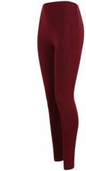 Tombo Női elasztikus sport leggings magas derékkal - Borvörös | L/XL (TL370-1000315991)