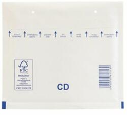 BLUERING Légpárnás tasak CD szilikon külső méret 200x175mm, belső méret 180x165mm, Bluering® fehér (MEN-OR-LEGPFHCD)