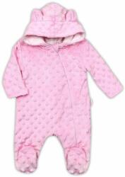 Nicol Baba kezeslábas Minky-ból Nicol Bubbles rózsaszín - babyboxstore