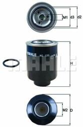 MAHLE filtru combustibil MAHLE KC 135D (KC 135D) - automobilus