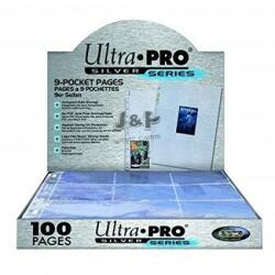 Ultra PRO Silver 9 zsebes kártya tartó lap 11 lyukú, mappalap doboz - 100 lap