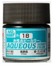 Mr. Hobby Aqueous Hobby Color Paint (10 ml) Steel H-018