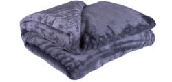 4-Home Pătură XXL / Cuvertură de pat gri închis, 200 x 220 cm