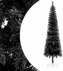 vidaXL Fekete vékony karácsonyfa 150 cm (329218)