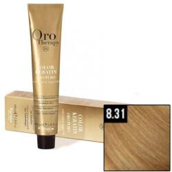 Fanola ORO Therapy 24K Ammonia Free Permanent Color 8.31 100 ml ()