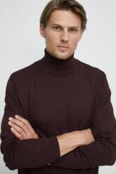 MEDICINE pulóver könnyű, férfi, bordó, garbónyakú - burgundia XL - answear - 12 990 Ft
