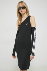 Adidas ruha fekete, mini, testhezálló - fekete S - answear - 15 990 Ft