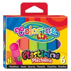 Colorino Színes gyurmakészlet - 6 db-os - Neon színű