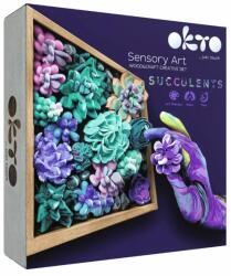 OKTO Sensory Art: Képkészítő gyurmakészlet Kövirózsák (10010)