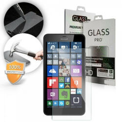 Microsoft Lumia 640 XL LCD Glass Screen kijelzővédő edzett üvegfólia (tempered glass) 9H keménységű (nem teljes kijelzős 2D sík üvegfólia), átlátszó - planetgsm
