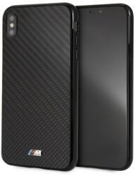 BMW iPhone Xs Max Carbon Inspiration (BMHCI65MCA) hátlap, tok, fekete - planetgsm