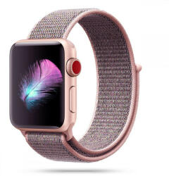 Tech-Protect Nylon Apple Watch 38/40mm nylon óraszíj, rózsaszín - planetgsm