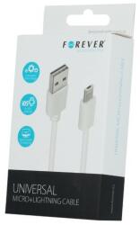  Forever Universal 2in1 Lightning-micro USB kábel Apple és Android készülékekhez, fehér - planetgsm