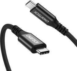 Choetech XCC-1007 USB-C/USB-C kábel, gyorstöltés, C3.1 Gen 2 100W, 2m, fekete