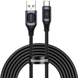 Baseus CATSS-B0G USB/USB-C adat- és töltőkábel, gyorstöltés, 5A, 2m, szürke - planetgsm