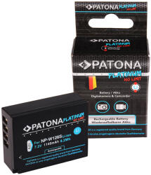 PATONA Acumulator replace NP-W126 Fuji HS33 EXR Patona Platinum Fujifilm Finepix-Pro 1 HS30 EXR Fuji X-T3 VPB-XT3 (PT-1279)