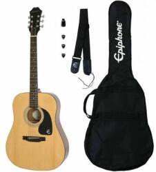 Epiphone DR-100 Natural akusztikus gitár szett