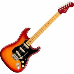 Fender American Ultra Luxe Stratocaster MN Plasma Red Burst elektromos gitár