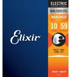 Elixir 12074 NanoWeb 10-59 Light 7-húros elektromos gitárhúr