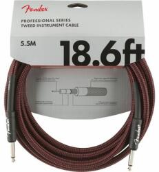 Fender Professional Series 5, 5 m Red Tweed gitárkábel - hangszerplaza