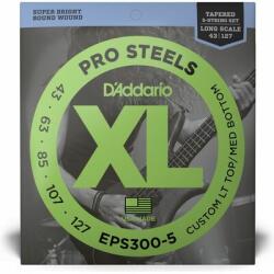 D'Addario EPS300-5 ProSteels 43-127 basszus gitárhúr