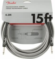 Fender Professional Series 4, 5 m White Tweed gitárkábel