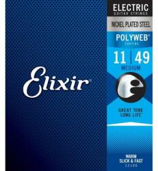  Elixir 12100 PolyWeb 11-49 Medium elektromos gitárhúr
