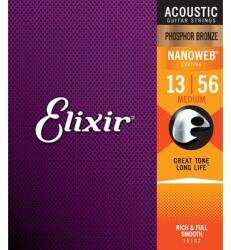  Elixir 16102 Phosphor Bronze NanoWeb 13-56 Medium akusztikus gitárhúr