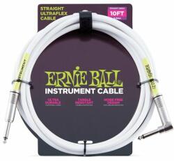Ernie Ball Ultraflex White 3m gitárkábel