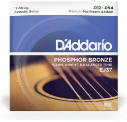 D'Addario EJ37 Phosphor Bronze 12-húros 12-54 akusztikus gitárhúr