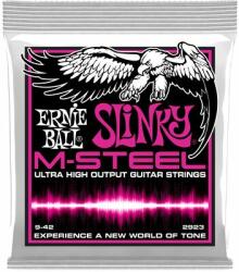 Ernie Ball 2923 M-Steel Super Slinky 09-42 elektromos gitárhúr