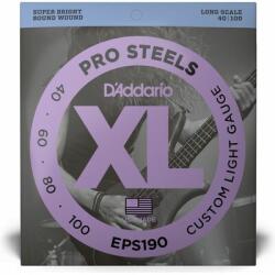 D'Addario EPS190 ProSteels 40-100 basszus gitárhúr - hangszerplaza