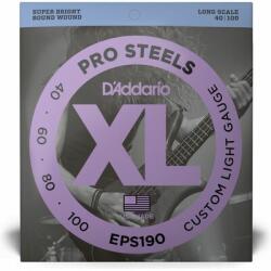 D'Addario EPS190 ProSteels 40-100 basszus gitárhúr