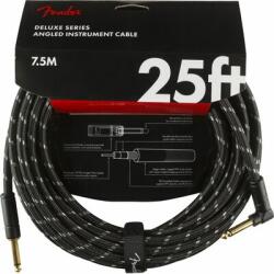 Fender Deluxe Series 7, 5 m Black Tweed pipás gitárkábel
