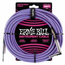 Ernie Ball 6069 lila 7, 65m szövet gitárkábel