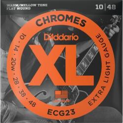 D'Addario ECG23 Chromes Flat Wound 10-48 elektromos gitárhúr