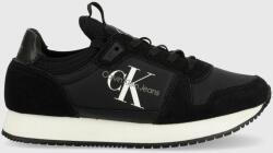 Calvin Klein sportcipő YW0YW00840 RUNNER SOCK LACEUP NY-LTH W fekete, YW0YW00840 - fekete Női 38