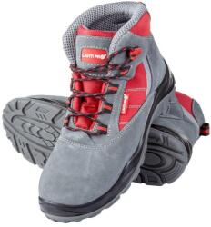LAHTI PRO Bocanc piele-intoarsa-tesut / gri-rosu (s1psrc) - 40 (L3011940) - pcone