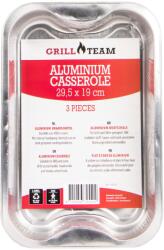GrillTeam alumínium tálca 29, 5x19cm, 3 db (110115)