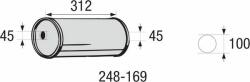 BOSAL Toba esapamet intermediara, universal BOSAL 248-169 - automobilus