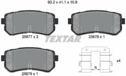 TEXTAR set placute frana, frana disc TEXTAR Q+ 2567701 (2567701)