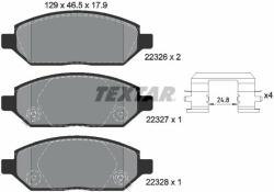 TEXTAR set placute frana, frana disc TEXTAR Q+ 2232601 (2232601)